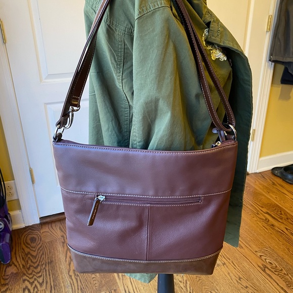 Beautiful all leather shoulder bag - Picture 2 of 4